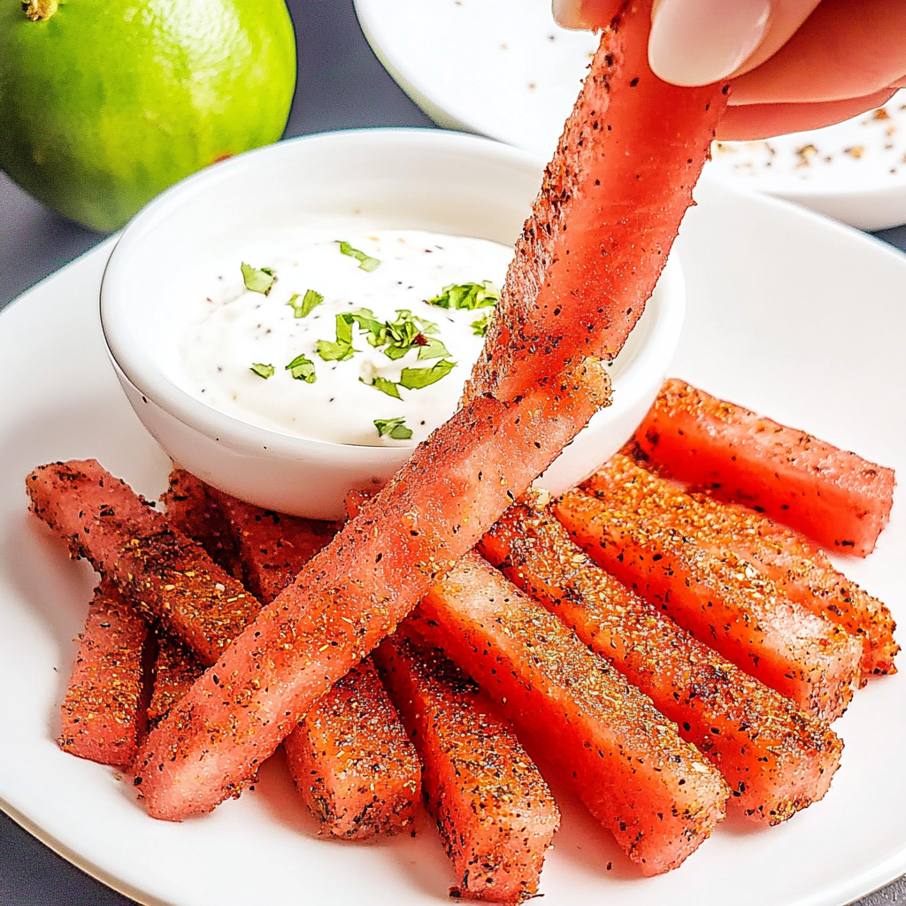 Spicy Watermelon Fries
