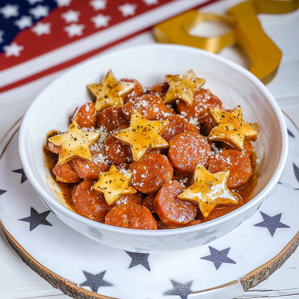Star Spangled Kielbasa Bites