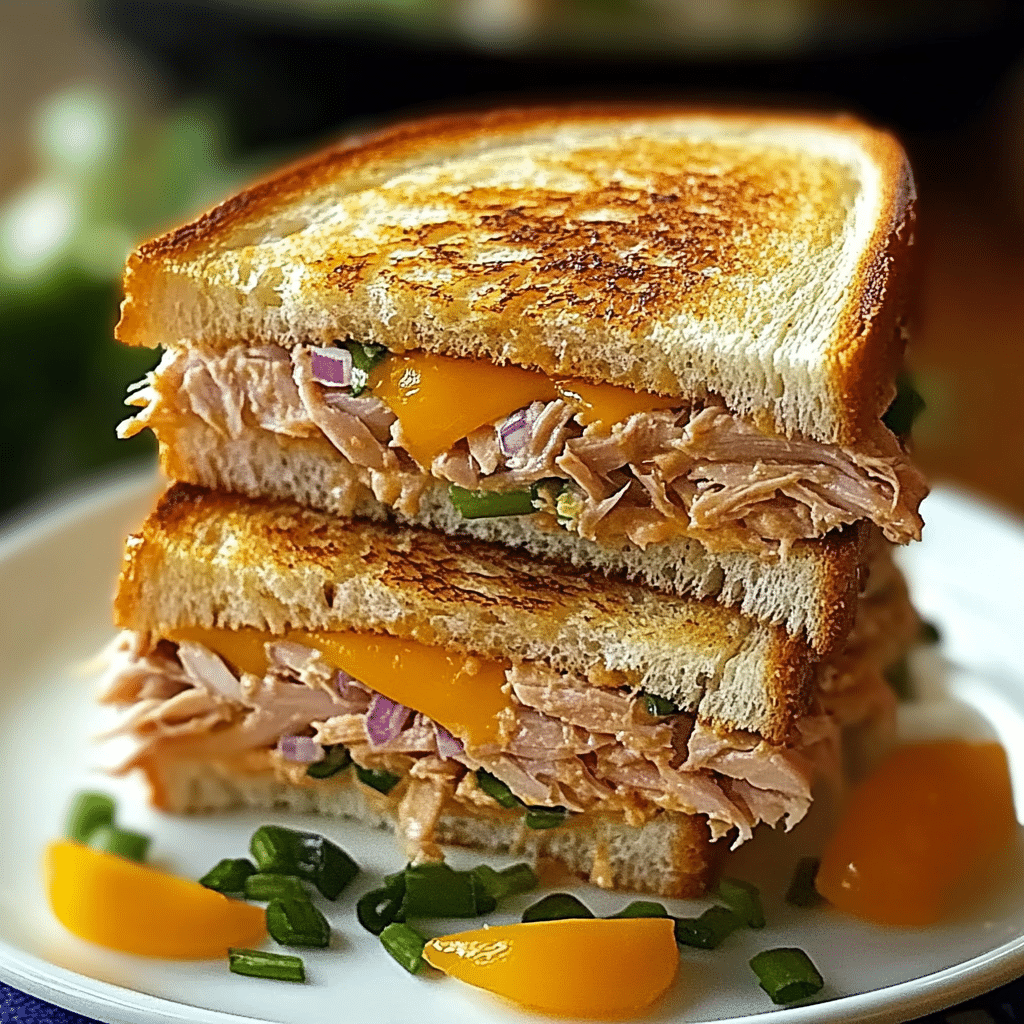 Tuna Melt Grilled Sandwiches