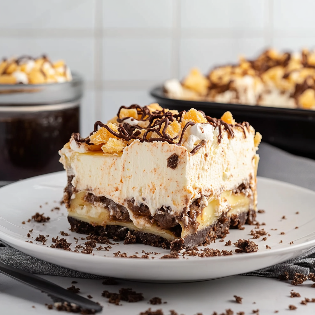 Turtle Lasagna Dessert