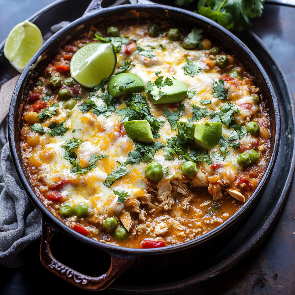 White Chicken Chili Bake