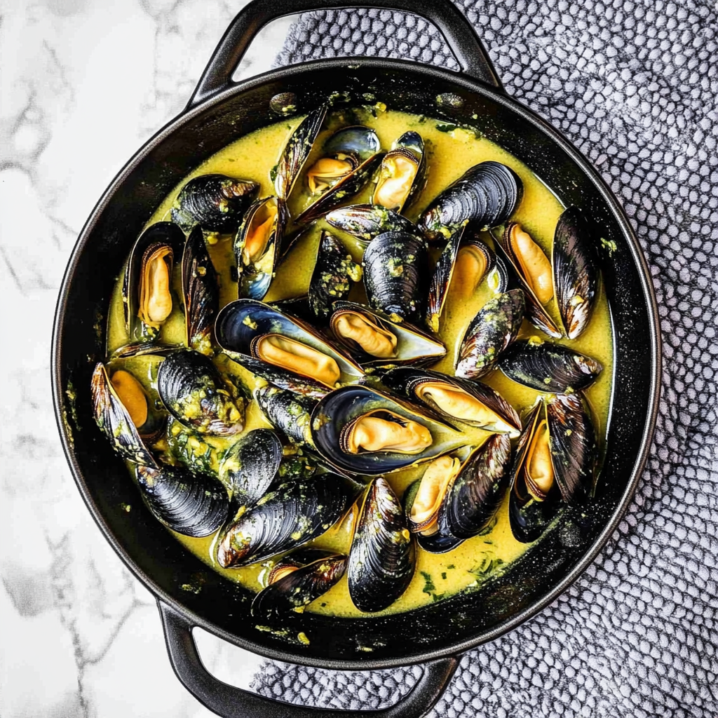 Yellow Curry Mussels