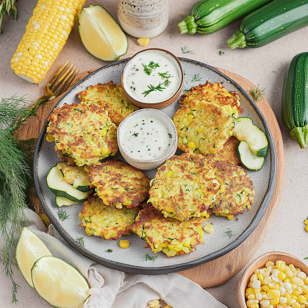 Zucchini Corn Fritters