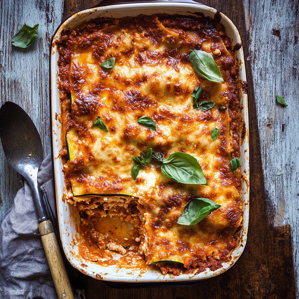 Zucchini Ricotta Lasagna