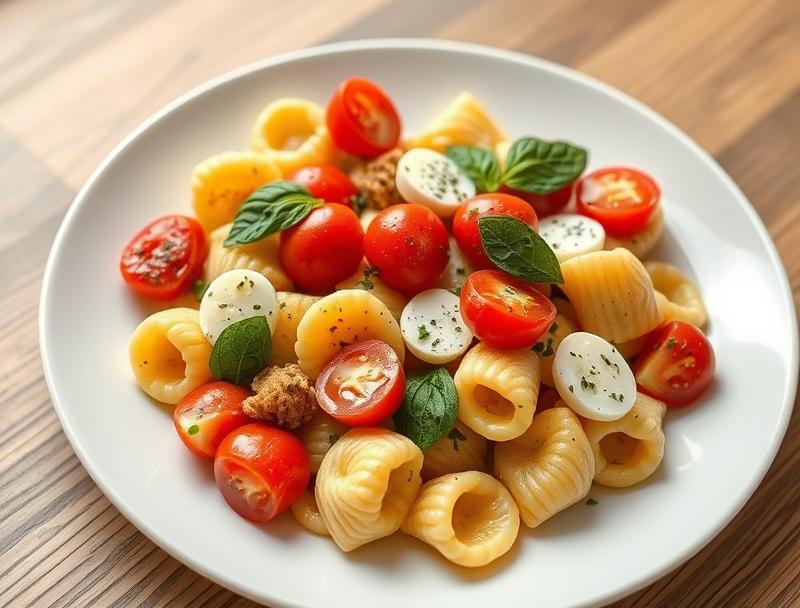 Fresh Homemade Caprese Sweet Cheesy Pasta