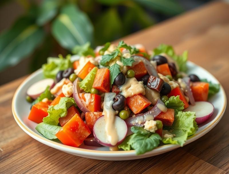 Fresh Cobb Savory Classic Healthy Salad