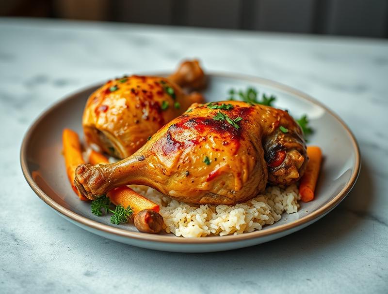 Crispy Chicken Soft Oven Baked Savory