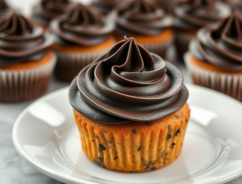 Rich Black Sweet Creamy Icing Frosting