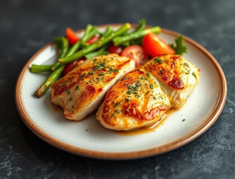 Crispy Chicken Soft Juicy Sweet Savory