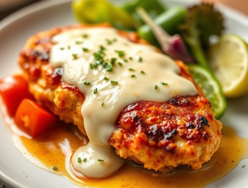 Creamy Soft Chicken Cheesy Low Carb