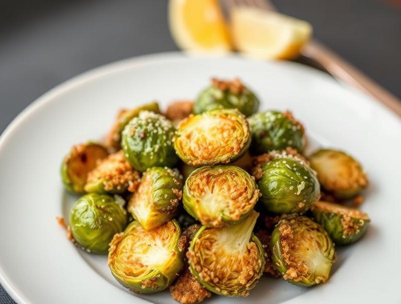 Crispy Savory Parmesan Roasted Sweet Sprouts
