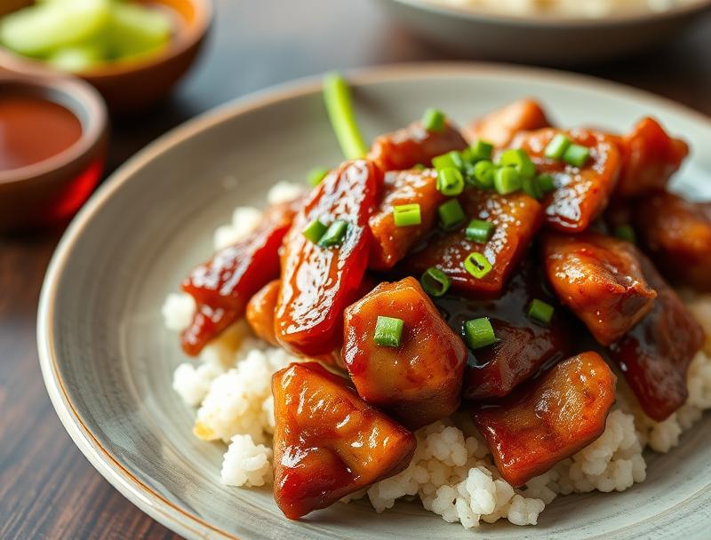 Sweet Char Siu Spicy Chicken