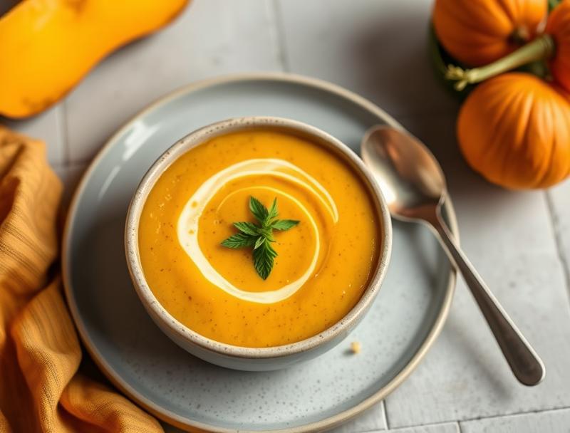 Creamy Butternut Sweet Healthy Squash Soup