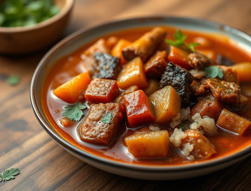 Vegan Hearty Rich Savory Quick Stew