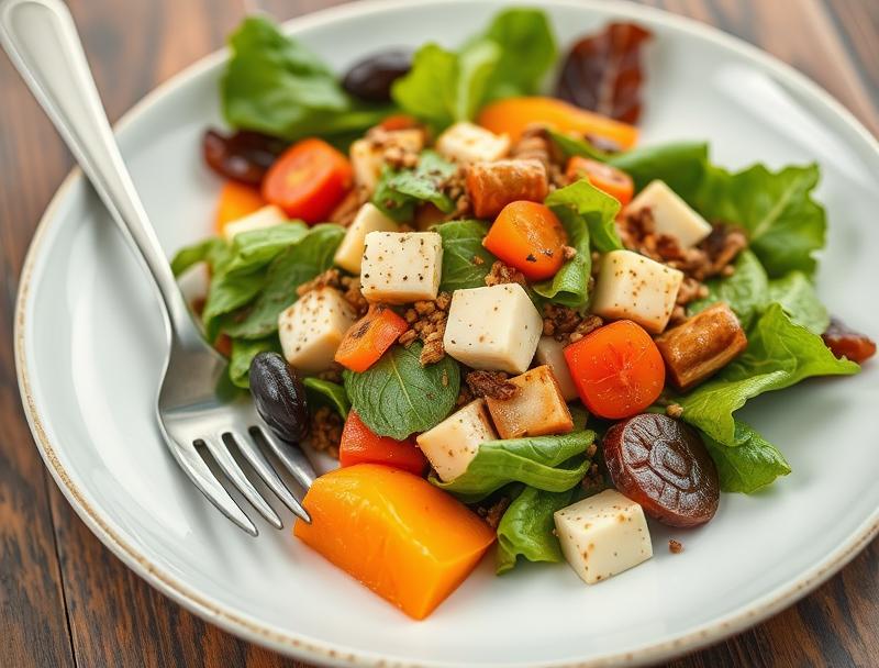 Fresh Autumn Sweet Healthy Crunchy Salad