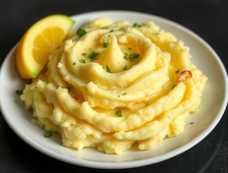 Creamy Soft Mashed Rich Cheesy Potatoes