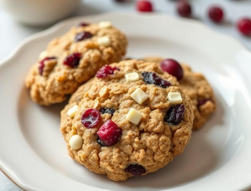 Sweet White Chocolate Cranberry Soft Baked