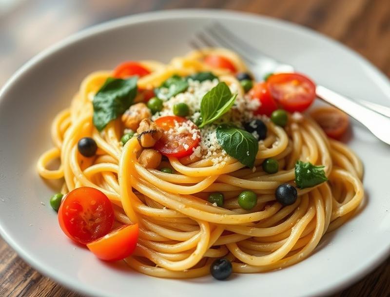 Quick Homemade Spring Pasta Fresh Savory