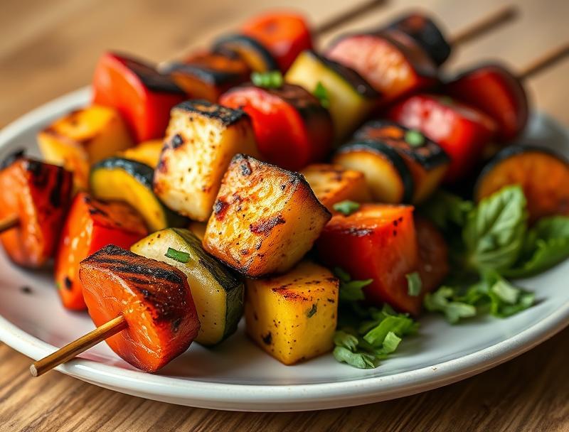 Savory Quick Grilled Veggie Sweet Keto