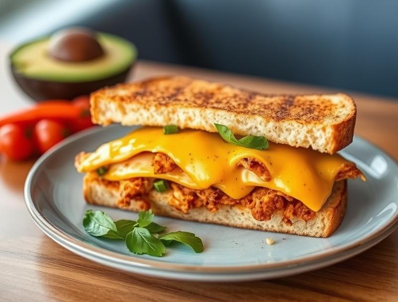 Cheesy Chicken Soft Avocado Melt