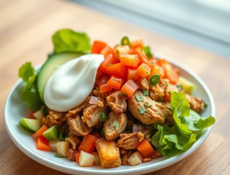 Spicy Chicken Quick Savory Sweet Bowl