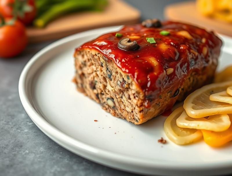 Savory Mushroom Swiss Rich Meaty Cheesy