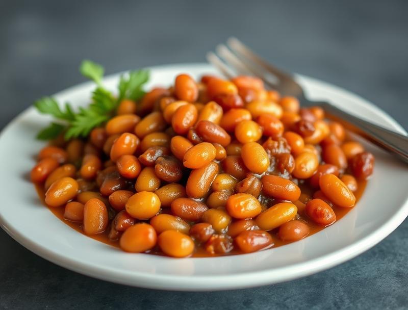 Sweet Smoky Baked Homemade Bean Sauce