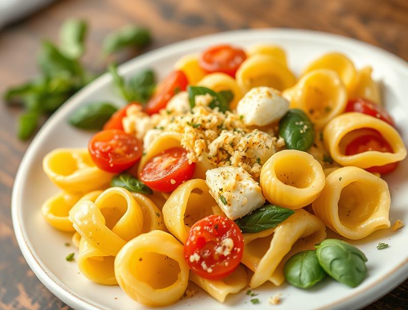 Creamy Garlic Savory Parmesan Cheese Salad