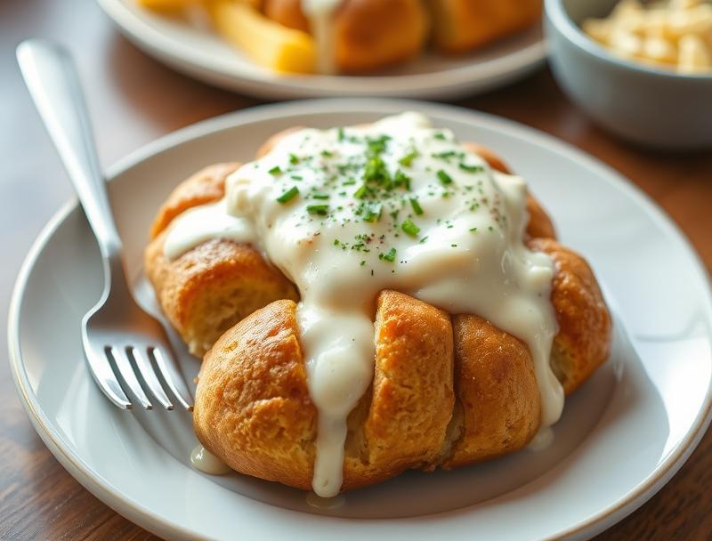 Creamy Rich Chicken Savory Monkey Bread