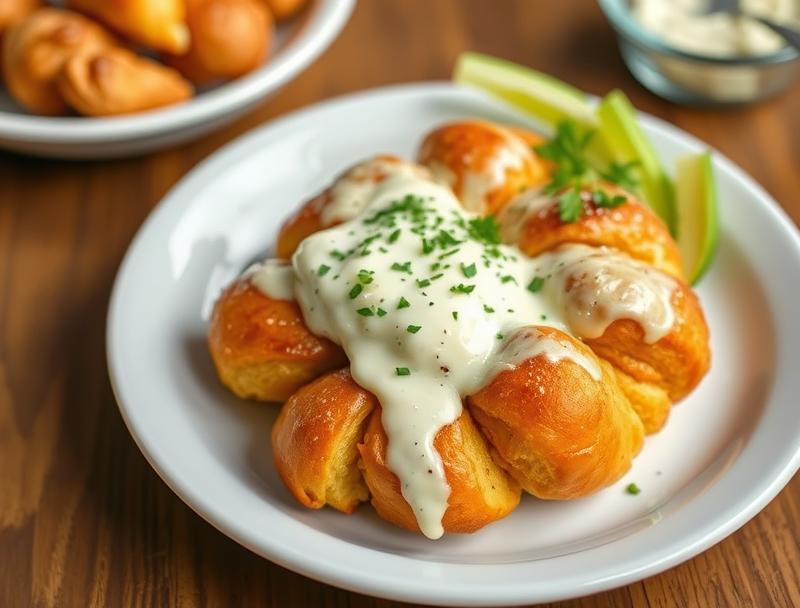 Cheesy Chicken Rich Savory Monkey Bread