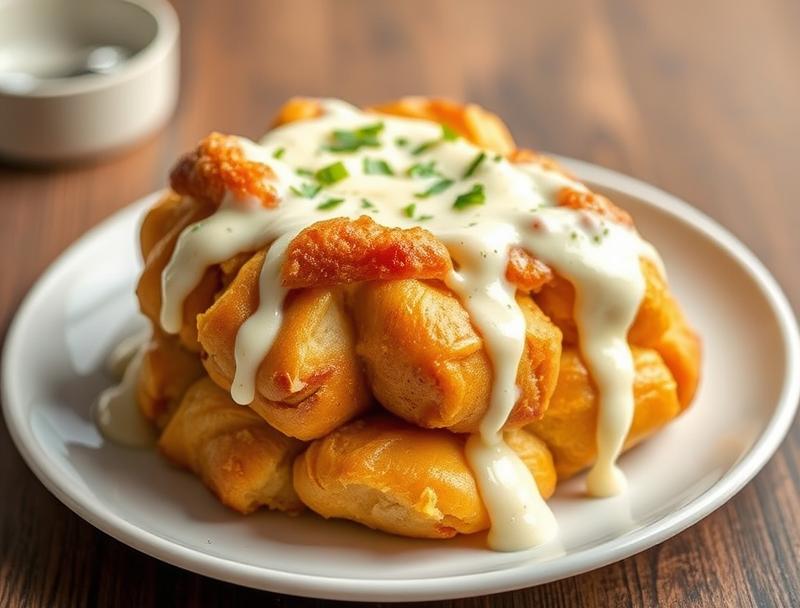 Creamy Rich Chicken Cheesy Monkey Bread