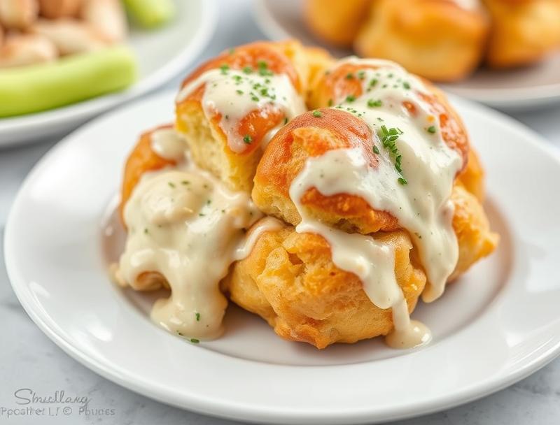 Cheesy Chicken Soft Monkey Bread Savory