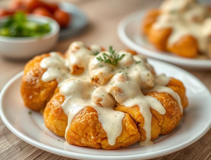 Cheesy Chicken Soft Monkey Bread Savory