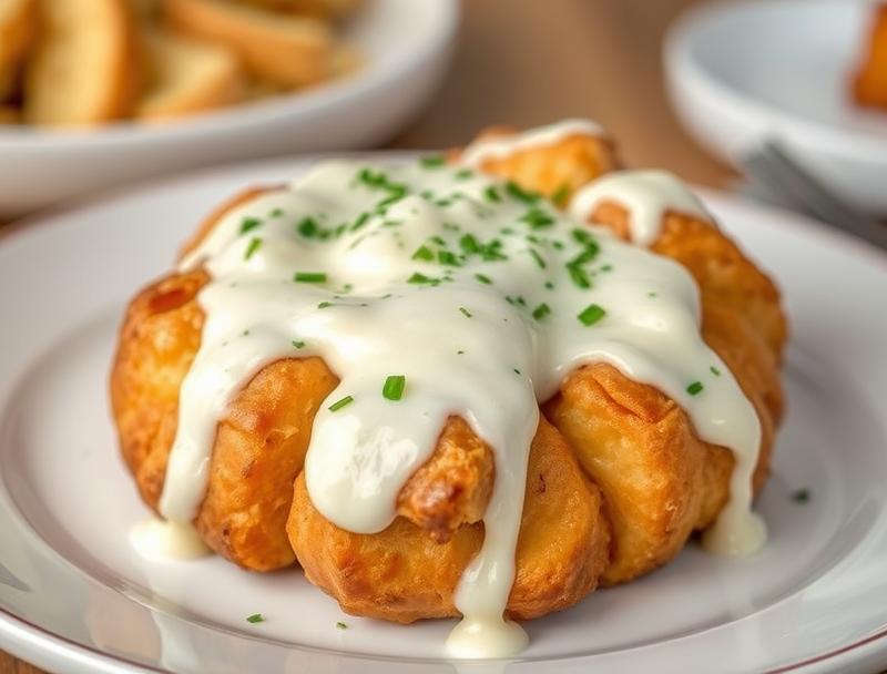 Creamy Chicken Rich Monkey Bread Cheesy
