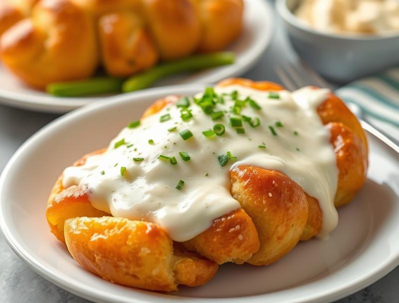 Cheesy Chicken Rich Savory Monkey Bread