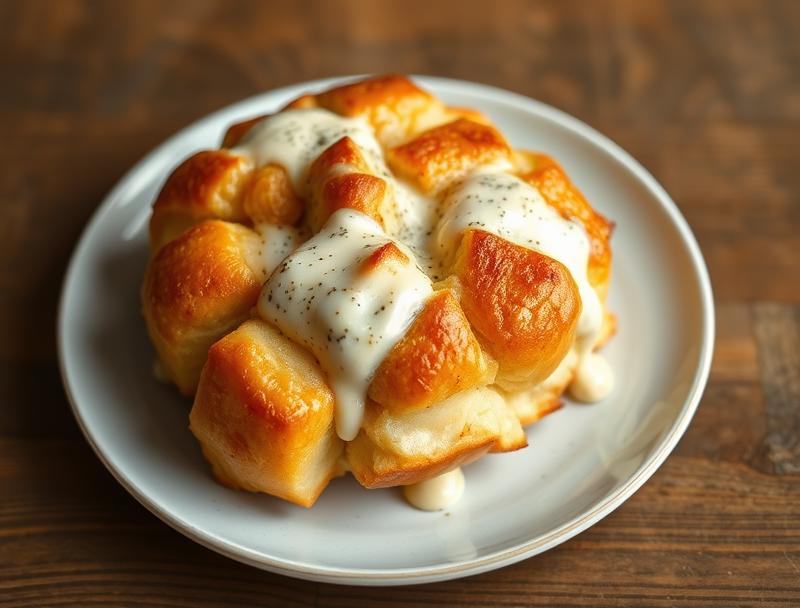 Creamy Rich Chicken Savory Monkey Bread