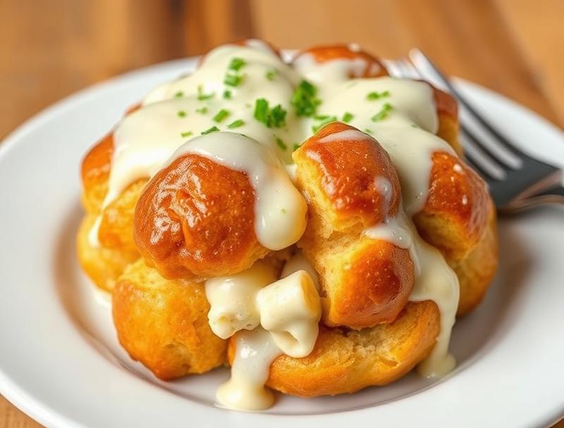 Cheesy Chicken Rich Savory Monkey Bread