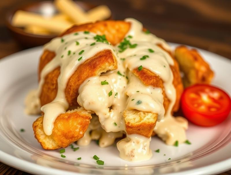Cheesy Chicken Sweet Monkey Bread Delicious