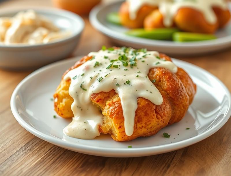 Creamy Quick Chicken Rich Cheesy Bread