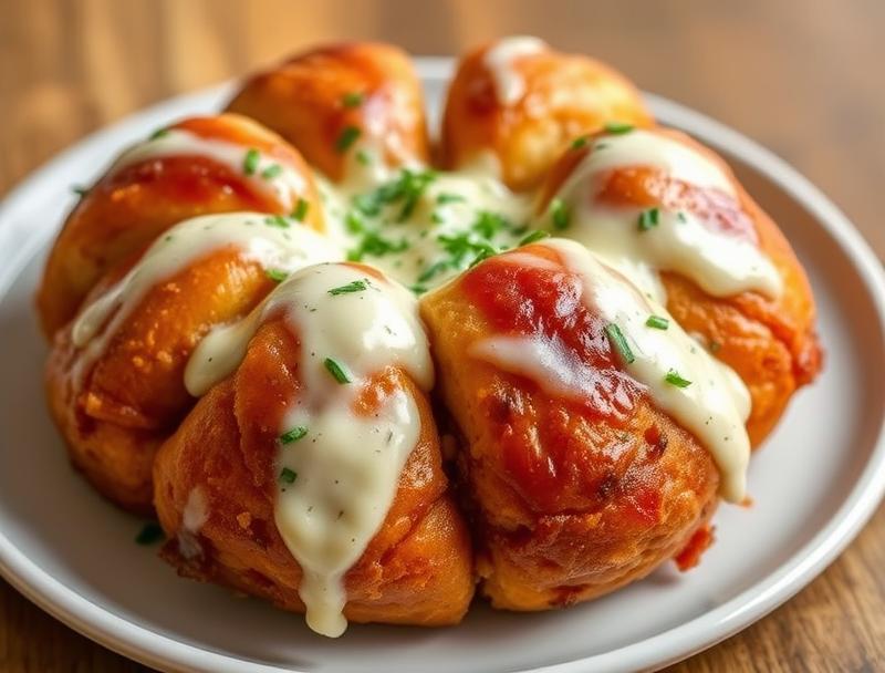 Cheesy Chicken Rich Monkey Soft Bread