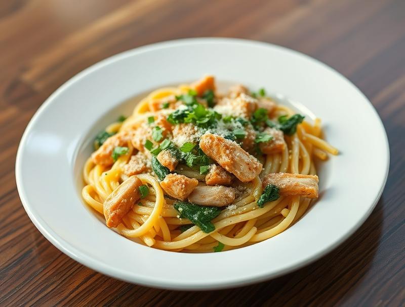 Creamy Rich Chicken Cheesy Quick Pasta