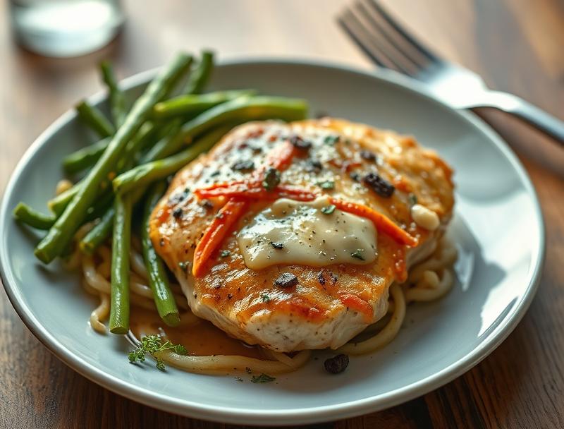 Crispy Garlic Savory Chicken Parmesan Delicious