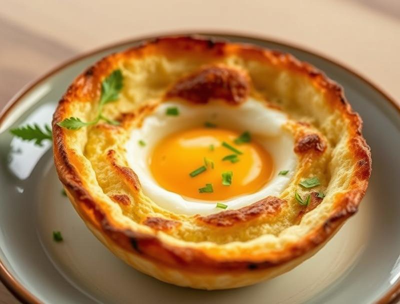 Crispy Egg Soft Toasty Golden Breakfast