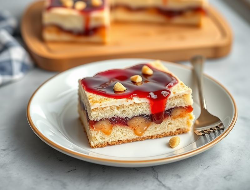 Sweet Peanut Butter Rich Jelly MoistCake