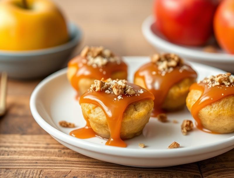 Sweet Caramel Apple Crunchy No Bake