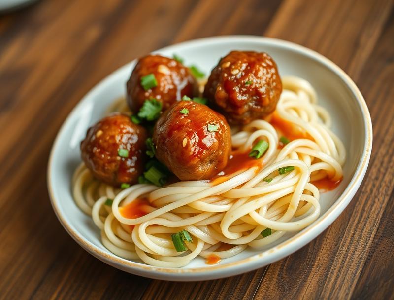 Sweet Honey Garlic Savory Meat Balls