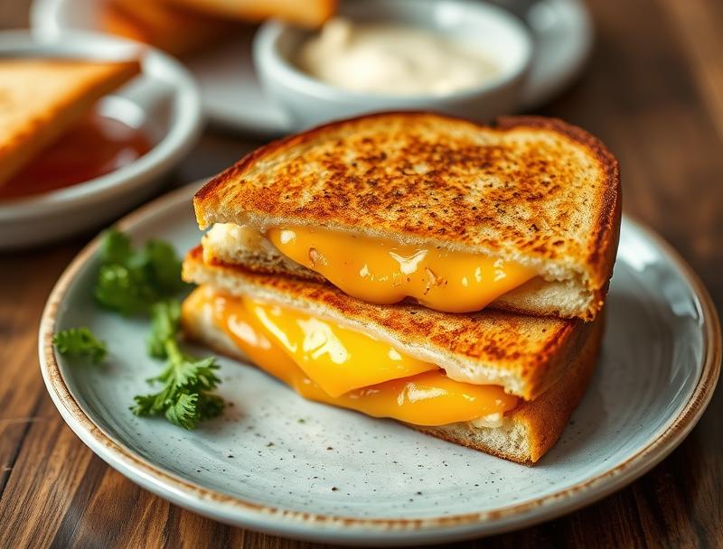Cheesy Quick Melted Homemade Cheesy Toast