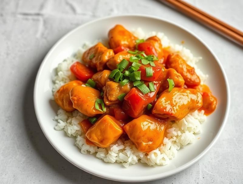 Sweet Spicy Chicken Savory Low Carb