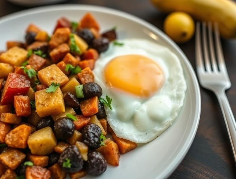 Quick Gluten Free Crispy Breakfast Hash