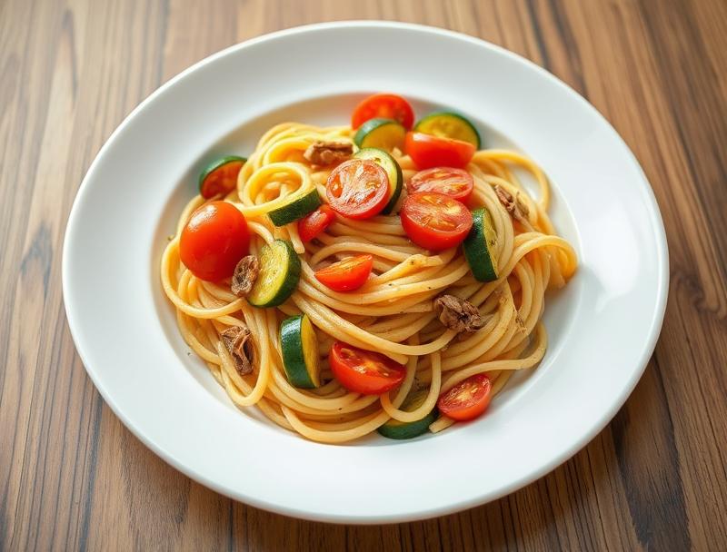 Quick Savory Pasta Homemade Fresh Tomatoes